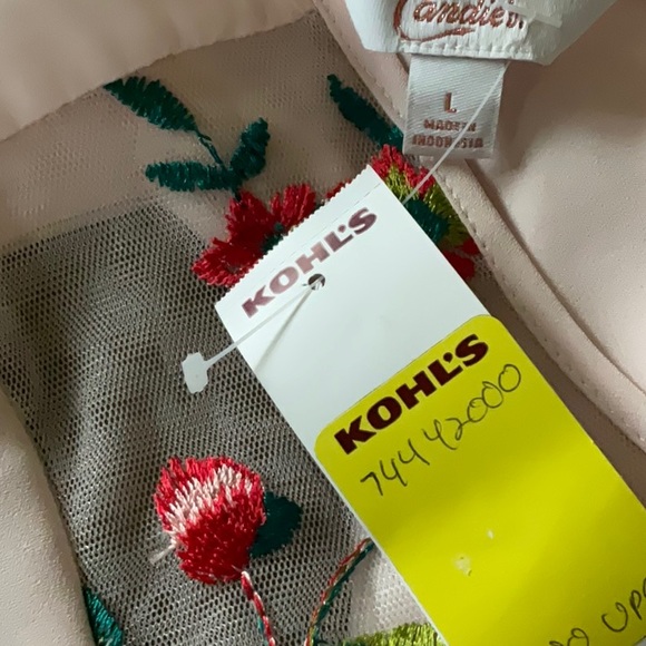 🌺 Soft Pink Blouse with Mesh Inserts 🌺 - Picture 15 of 15